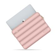 Set Elegant Tech-Protect Puffy: Husa Premium pentru Laptop 13-14 și Husa Accesorii, Protecție Deosebită, Design Rafinats, compatibila Macbook, Lenovo, Microsoft, Acer, HP, Asus, rose