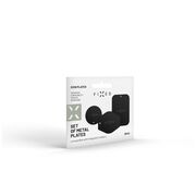 Placute metalice pentru suport magnetic telefon Fixed, FIXIC-PL-BK