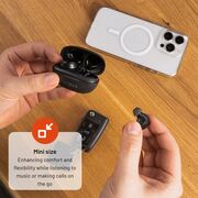 Casti True Wireless in-ear Bluetooth Fixed, negru, FIXBDS-BK