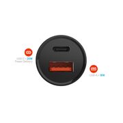 Incarcator auto bricheta tip C Fixed, USB, 20W, FIXCC20N-CU-BK