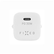 Mini incarcator de priza Type-C Fixed, PD 30W, FIXC30M-C-WH, alb