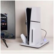 Statie racire PS5 Slim, incarcare controller Fixed, FIXPS5S-MCS-BW