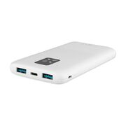 Baterie externa Powerbank 2x USB, Type-C, 20W, 10000 mAh, LCD Display, Fixed, alb, FIXZEN-10-WH