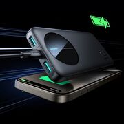 Acumulator extern Joyroom PowerBank JR-PBF12, 10000mAh, 12W, 1 x USB-C - 2 x USB-A - negru