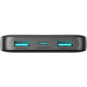 Acumulator extern Joyroom PowerBank JR-PBF12, 10000mAh, 12W, 1 x USB-C - 2 x USB-A - negru