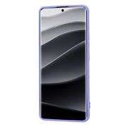 Husa pentru  Xiaomi Redmi Note 14 Pro+ Plus Liquid Silicone, subțire, captusita cu microfibra, anti amprentă, protectie cameră foto, lavanda