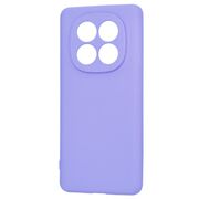 Husa pentru  Xiaomi Redmi Note 14 Pro+ Plus Liquid Silicone, subțire, captusita cu microfibra, anti amprentă, protectie cameră foto, lavanda