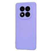 Husa pentru  Xiaomi Redmi Note 14 Pro+ Plus Liquid Silicone, subțire, captusita cu microfibra, anti amprentă, protectie cameră foto, lavanda