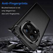 Husa pentru Xiaomi Redmi Note 14 Pro 5G Carbon Liquid Silicone, negru