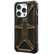 Husa iPhone 15 Pro UAG Monarch, Kevlar Element Green