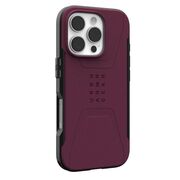 Husa iPhone 16 Pro UAG Civilian MagSafe, Bordeaux