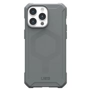 Husa iPhone 15 Pro Max UAG Essential Armor MagSafe, Silver