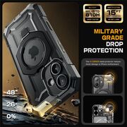 Husa iPhone 16 Plus Supcase Unicorn Beetle Defender, negru