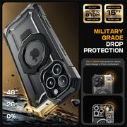 Husa iPhone 16 Pro Supcase Unicorn Beetle Defender, negru