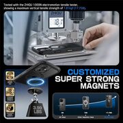 Husa iPhone 16 Supcase Unicorn Beetle MagStand, negru frost