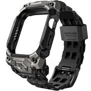 [Pachet husa + curea] Apple Watch 10 46mm Supcase Unicorn Beetle Ore, negru