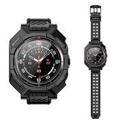 [Pachet husa + folie + curea] Samsung Galaxy Watch Ultra 47mm Supcase Unicorn Beetle Pro, negru