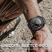 [Pachet husa + folie + curea] Samsung Galaxy Watch Ultra 47mm Supcase Unicorn Beetle Pro, negru
