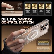 Husa iPhone 16 Supcase Unicorn Beetle Slim Clear MagSafe, roz