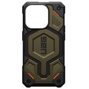 Husa iPhone 15 Pro UAG Monarch Pro, Kevlar Element Green