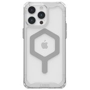Husa iPhone 15 Pro Max UAG Plyo MagSafe, Ice Silver