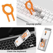 Set de Curățare Multifuncțional 10 in 1 pentru Tastatură, Căști, Airpods, Cameră, Computer, Telefon și Laptop, alb
