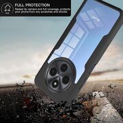 Pachet 360: Husa cu folie integrata pentru  Xiaomi Redmi 14C Cover360 fata / spate - negru