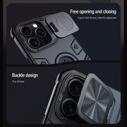 Husa iPhone 16 Pro Max Nillkin CamShield Armor Prop Magnetic, negru
