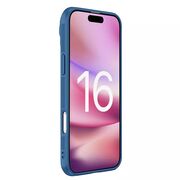 Husa iPhone 16 Pro Max Nillkin CamShield Prop Magnetic, albastru