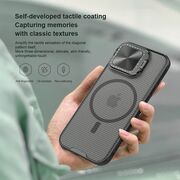 Husa iPhone 16 Pro Max Nillkin CamShield Prop Magnetic, negru/transparenta