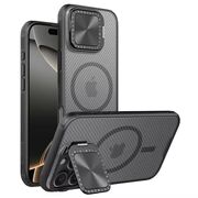 Husa iPhone 16 Pro Max Nillkin CamShield Prop Magnetic, negru/transparenta
