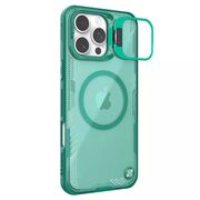 Husa iPhone 16 Pro Max Nillkin Iceblade Prop Magnetic, cu decupaj camera, verde