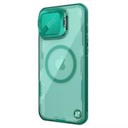 Husa iPhone 16 Pro Max Nillkin Iceblade Prop Magnetic, fara decupaj camera, verde