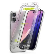 [Pachet 2x] Folie sticla iPhone 16 Plus Ringke Easy Slide Tempered Glass, transparenta