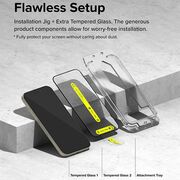 [Pachet 2x] Folie sticla iPhone 16 Pro Max Ringke Easy Slide Tempered Glass, transparenta