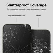 [Pachet 2x] Folie sticla iPhone 16 Pro Max Ringke Easy Slide Tempered Glass, transparenta