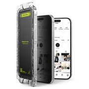 [Pachet 2x] Folie sticla iPhone 16 Pro Max Ringke Easy Slide Tempered Glass, privacy