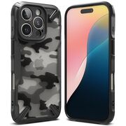 Husa iPhone 16 Pro Max Ringke Fusion X Design, camo black