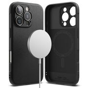 Husa pentru  iPhone 16 Pro Max Ringke - Silicone Magnetic MagSafe - Negru