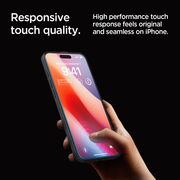 Folie iPhone 16 Pro Max Spigen Glas.tR EZ Fit, transparenta
