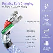 Cablu de date si incarcare USB Type-C la USB Type-C, Super Fast Charging, flexibil si durabil, 60W, 1m, compatibil Samsung, iPhone, Xiaomi, Honor, Oppo, Motorola - alb