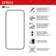 Folie sticla premium iPhone 16 Displex Real Glass Full Cover, negru