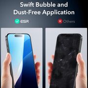 Folie sticla iPhone 16 Pro ESR Armorite Screen Protector, transparenta