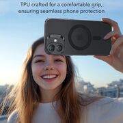 Husa iPhone 16 ESR Zero HaloLock, maro