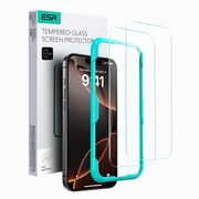 [Pachet 2x] Folie sticla iPhone 16 Pro ESR Tempered Glass, transparenta