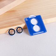 Folie sticla iPhone 16 / 16 Plus Lito S+ Camera Protector, albastru