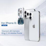 Folie sticla iPhone 16 Pro / 16 Pro Max Lito S+ Camera Protector, negru