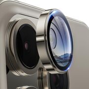 Folie sticla iPhone 16 Pro / 16 Pro Max Lito S+ Camera Protector, natural titanium