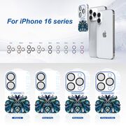 Folie sticla iPhone 16 Pro / 16 Pro Max Lito S+ Camera Protector, natural titanium