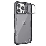 Husa iPhone 16 Pro Nillkin Iceblade Prop, cu decupaj camera, negru